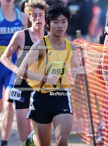Thumbnail 2 in CIF State Cross Country Championships (Boys D5 Race) photogallery.
