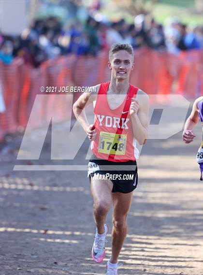 Thumbnail 1 in CIF State Cross Country Championships (Boys D5 Race) photogallery.