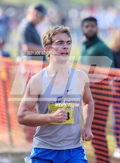 Thumbnail 2 in CIF State Cross Country Championships (Boys D5 Race) photogallery.