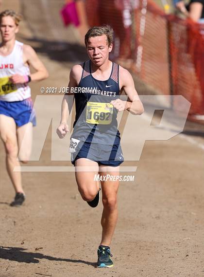 Thumbnail 1 in CIF State Cross Country Championships (Boys D5 Race) photogallery.