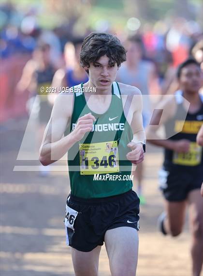Thumbnail 2 in CIF State Cross Country Championships (Boys D5 Race) photogallery.