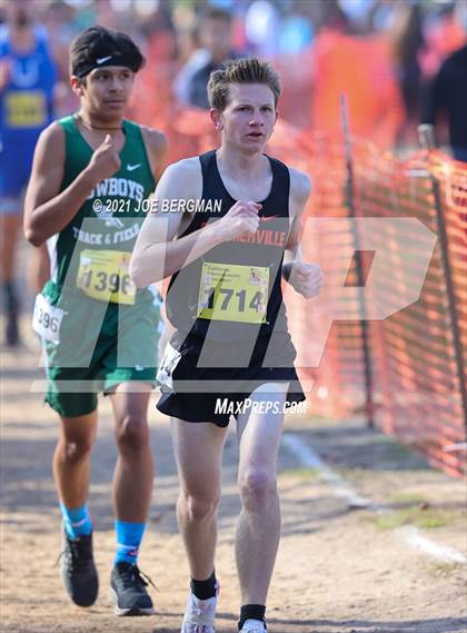 Thumbnail 2 in CIF State Cross Country Championships (Boys D5 Race) photogallery.