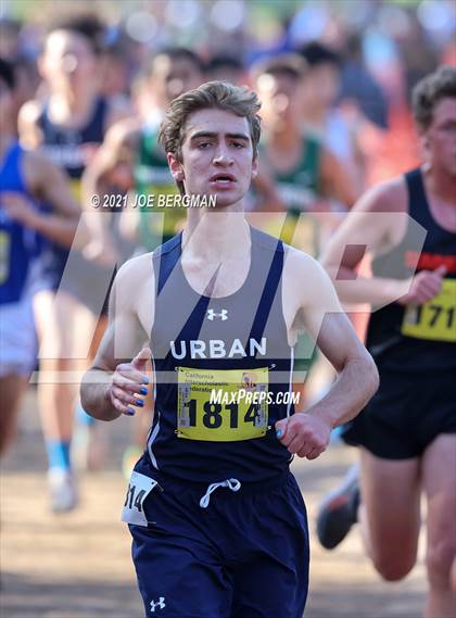 Thumbnail 1 in CIF State Cross Country Championships (Boys D5 Race) photogallery.