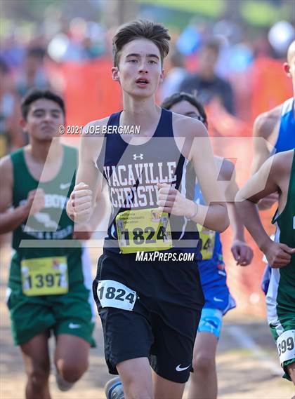 Thumbnail 2 in CIF State Cross Country Championships (Boys D5 Race) photogallery.