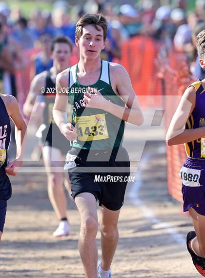 Thumbnail 2 in CIF State Cross Country Championships (Boys D5 Race) photogallery.