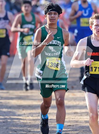 Thumbnail 1 in CIF State Cross Country Championships (Boys D5 Race) photogallery.
