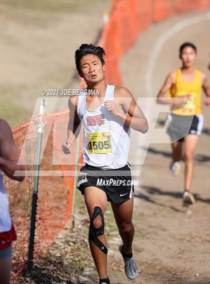Thumbnail 2 in CIF State Cross Country Championships (Boys D5 Race) photogallery.