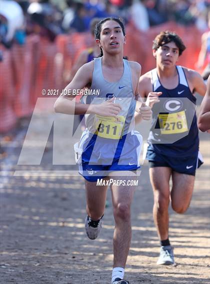 Thumbnail 3 in CIF State Cross Country Championships (Boys D5 Race) photogallery.