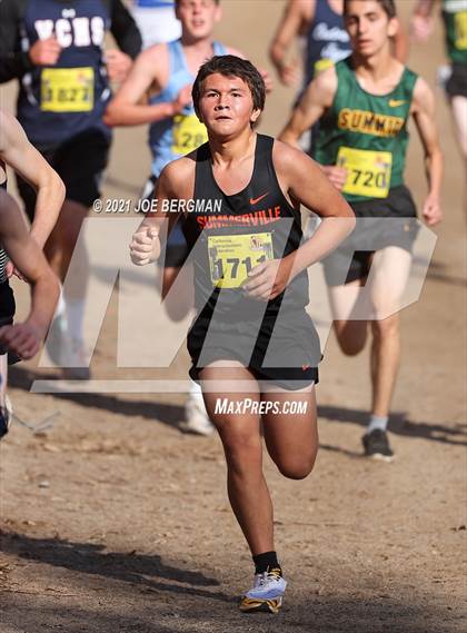 Thumbnail 3 in CIF State Cross Country Championships (Boys D5 Race) photogallery.