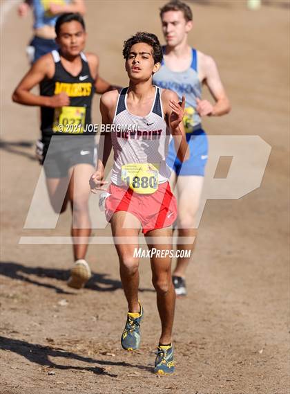 Thumbnail 2 in CIF State Cross Country Championships (Boys D5 Race) photogallery.