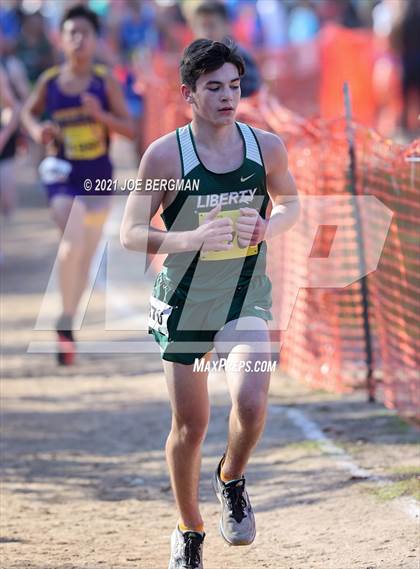 Thumbnail 3 in CIF State Cross Country Championships (Boys D5 Race) photogallery.