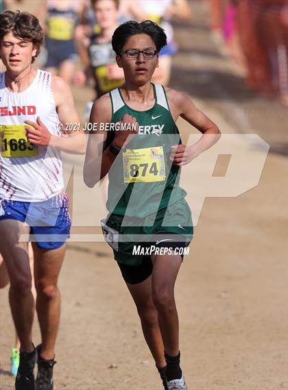 Thumbnail 3 in CIF State Cross Country Championships (Boys D5 Race) photogallery.