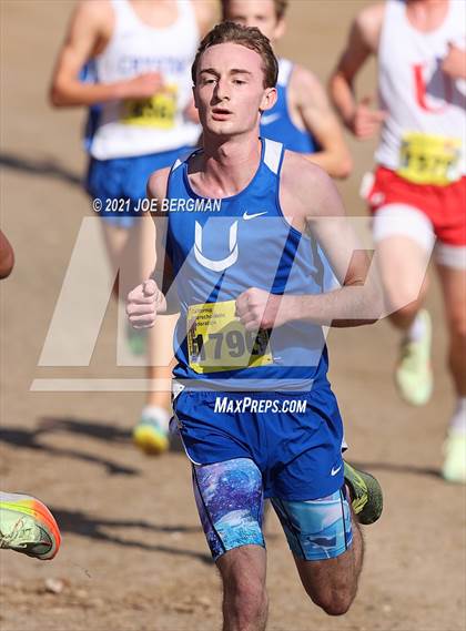 Thumbnail 1 in CIF State Cross Country Championships (Boys D5 Race) photogallery.
