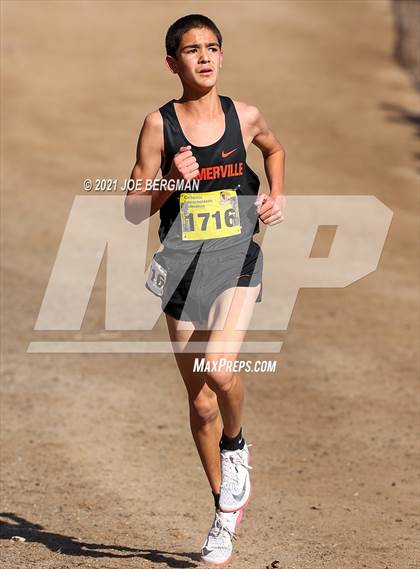 Thumbnail 3 in CIF State Cross Country Championships (Boys D5 Race) photogallery.