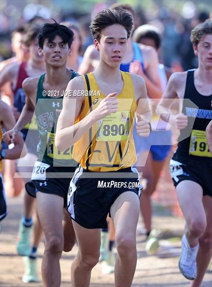 Thumbnail 3 in CIF State Cross Country Championships (Boys D5 Race) photogallery.