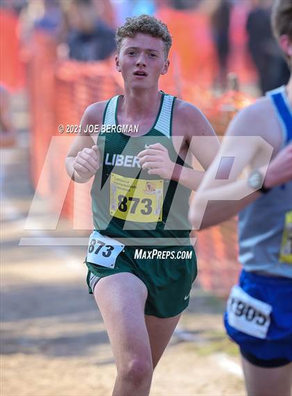 Thumbnail 2 in CIF State Cross Country Championships (Boys D5 Race) photogallery.