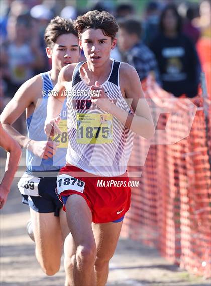 Thumbnail 3 in CIF State Cross Country Championships (Boys D5 Race) photogallery.