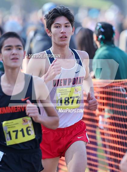 Thumbnail 2 in CIF State Cross Country Championships (Boys D5 Race) photogallery.