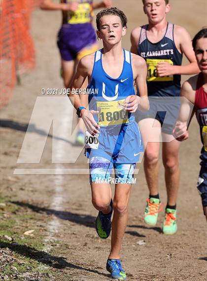 Thumbnail 1 in CIF State Cross Country Championships (Boys D5 Race) photogallery.