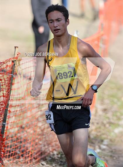 Thumbnail 2 in CIF State Cross Country Championships (Boys D5 Race) photogallery.
