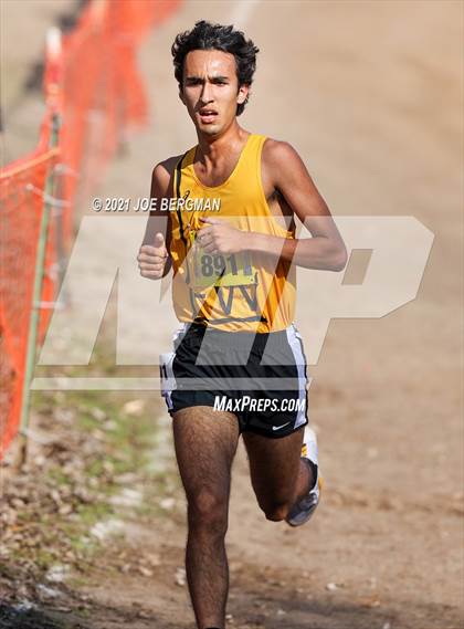 Thumbnail 1 in CIF State Cross Country Championships (Boys D5 Race) photogallery.