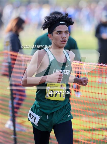 Thumbnail 2 in CIF State Cross Country Championships (Boys D5 Race) photogallery.