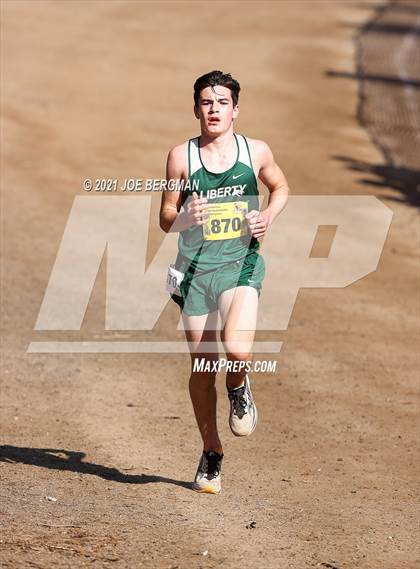 Thumbnail 2 in CIF State Cross Country Championships (Boys D5 Race) photogallery.