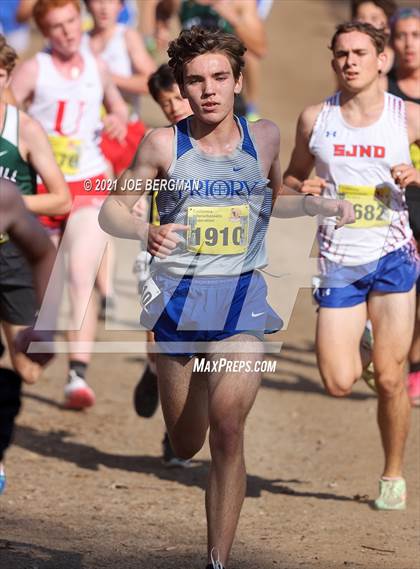 Thumbnail 1 in CIF State Cross Country Championships (Boys D5 Race) photogallery.