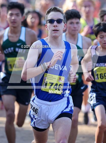 Thumbnail 1 in CIF State Cross Country Championships (Boys D5 Race) photogallery.