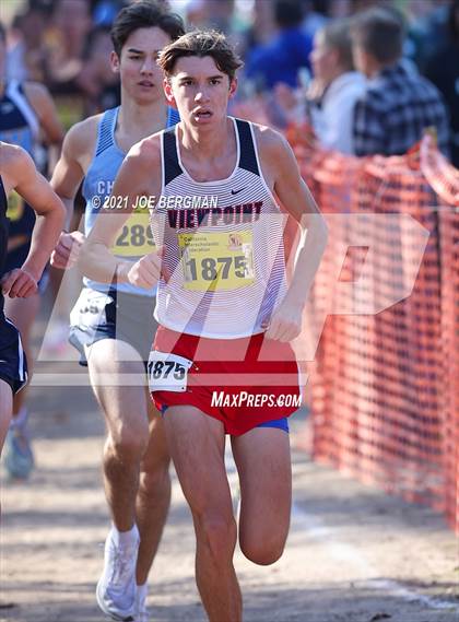 Thumbnail 2 in CIF State Cross Country Championships (Boys D5 Race) photogallery.