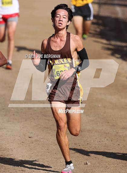 Thumbnail 1 in CIF State Cross Country Championships (Boys D5 Race) photogallery.