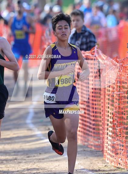 Thumbnail 1 in CIF State Cross Country Championships (Boys D5 Race) photogallery.