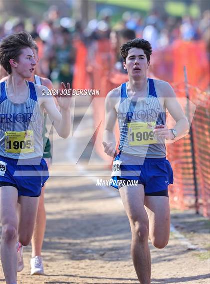Thumbnail 1 in CIF State Cross Country Championships (Boys D5 Race) photogallery.