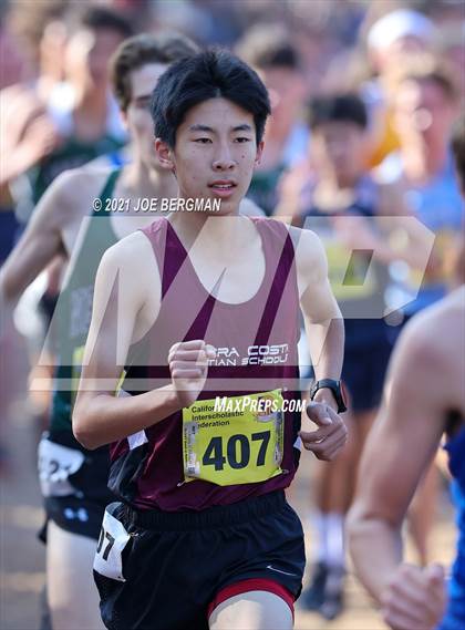 Thumbnail 2 in CIF State Cross Country Championships (Boys D5 Race) photogallery.