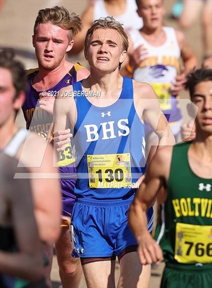 Thumbnail 3 in CIF State Cross Country Championships (Boys D5 Race) photogallery.