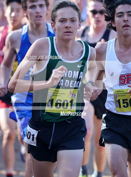 Thumbnail 2 in CIF State Cross Country Championships (Boys D5 Race) photogallery.