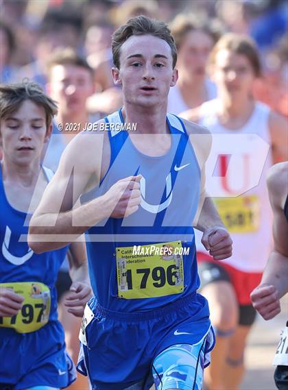 Thumbnail 1 in CIF State Cross Country Championships (Boys D5 Race) photogallery.
