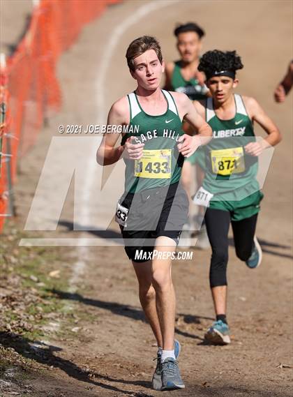 Thumbnail 2 in CIF State Cross Country Championships (Boys D5 Race) photogallery.