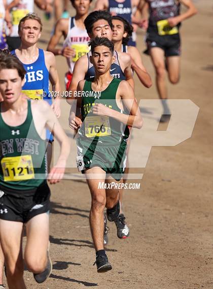 Thumbnail 2 in CIF State Cross Country Championships (Boys D5 Race) photogallery.