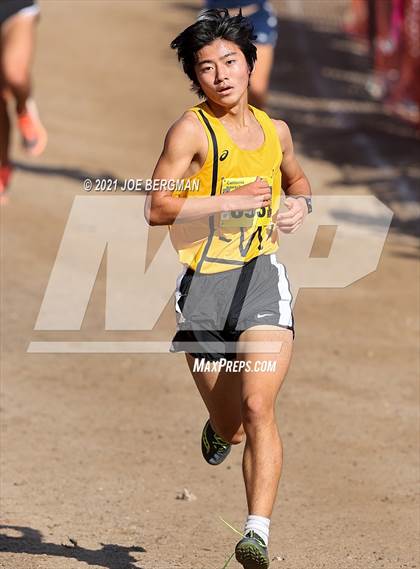 Thumbnail 1 in CIF State Cross Country Championships (Boys D5 Race) photogallery.