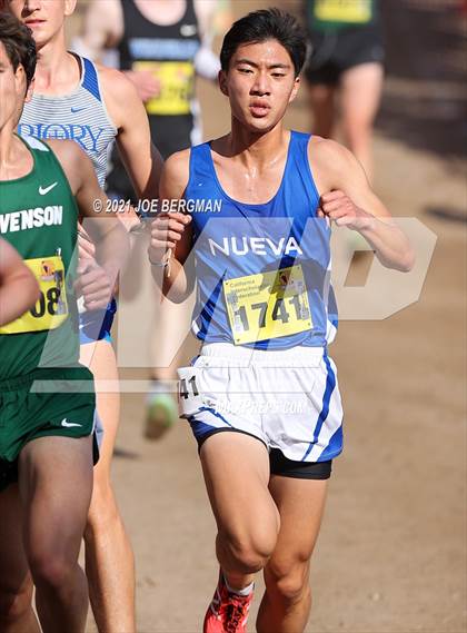 Thumbnail 3 in CIF State Cross Country Championships (Boys D5 Race) photogallery.