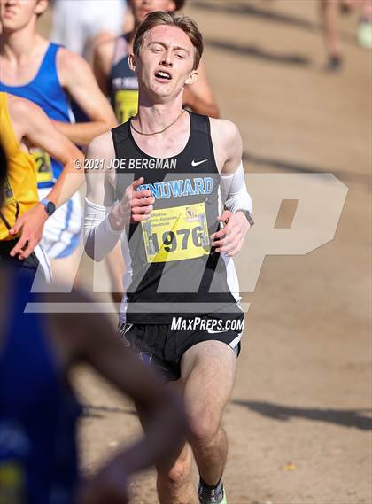 Thumbnail 1 in CIF State Cross Country Championships (Boys D5 Race) photogallery.