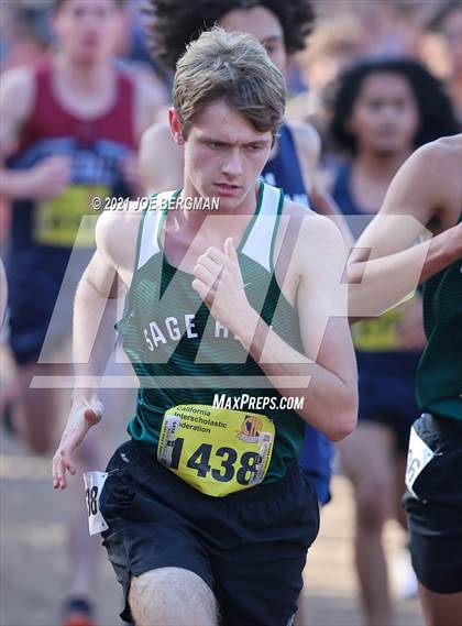 Thumbnail 2 in CIF State Cross Country Championships (Boys D5 Race) photogallery.