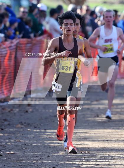 Thumbnail 2 in CIF State Cross Country Championships (Boys D5 Race) photogallery.
