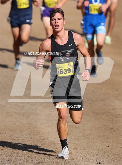Thumbnail 1 in CIF State Cross Country Championships (Boys D5 Race) photogallery.