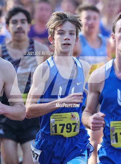 Thumbnail 2 in CIF State Cross Country Championships (Boys D5 Race) photogallery.