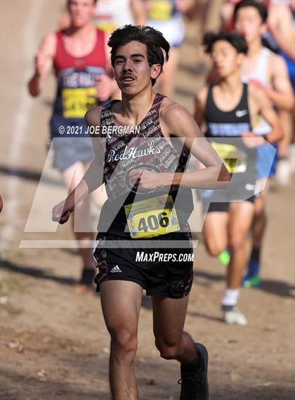 Thumbnail 2 in CIF State Cross Country Championships (Boys D5 Race) photogallery.