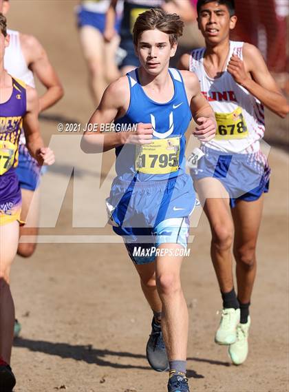 Thumbnail 3 in CIF State Cross Country Championships (Boys D5 Race) photogallery.