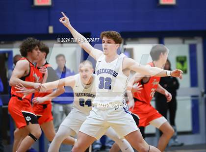 Thumbnail 1 in Lawrenceburg vs Greensburg (IHSAA 3A Section 29 Semifinal) photogallery.