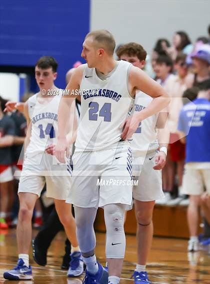 Thumbnail 1 in Lawrenceburg vs Greensburg (IHSAA 3A Section 29 Semifinal) photogallery.